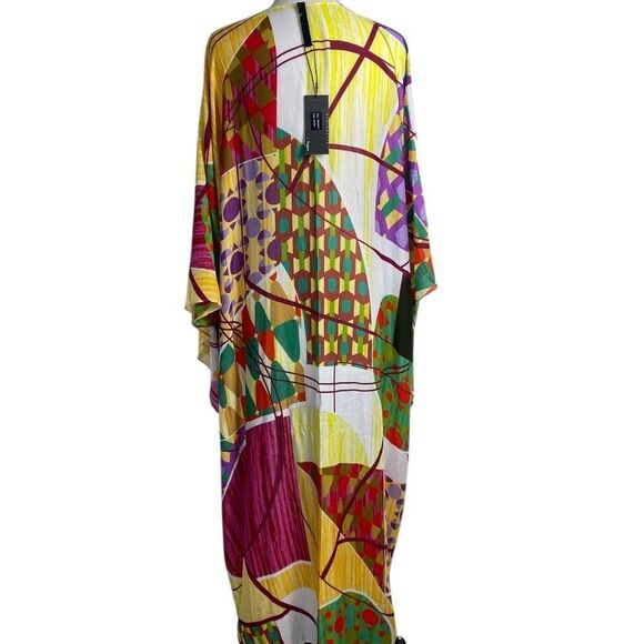 Kimono muti colored open front silky flowing elegance NEW ! - Picture 7 of 11